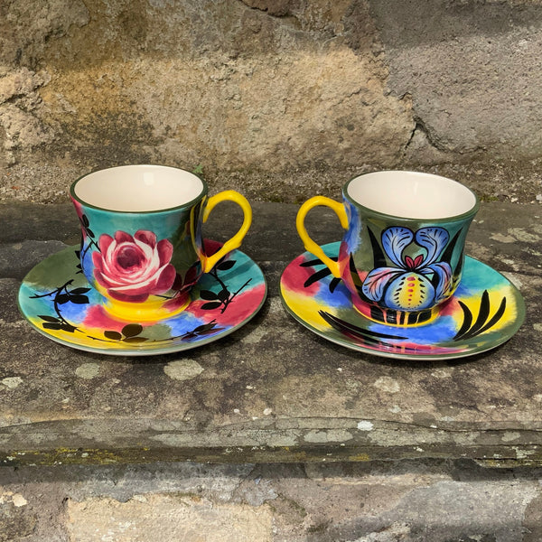 Iris ‘Jazzy’ Teacup and Saucer JG