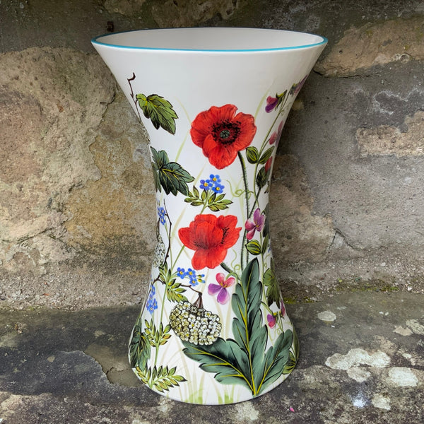 Poppies Meadow Flowers Queen's Vase (Number 2) GBC