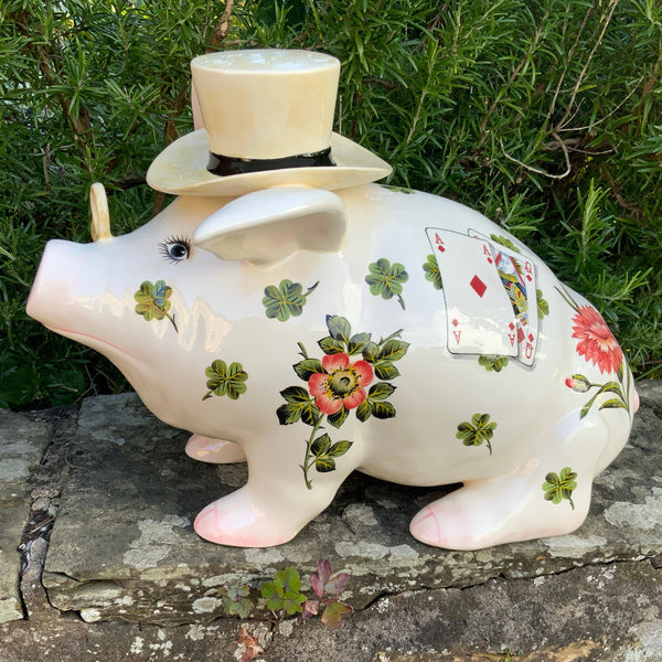 ‘Gambler’ Floral Large Pig