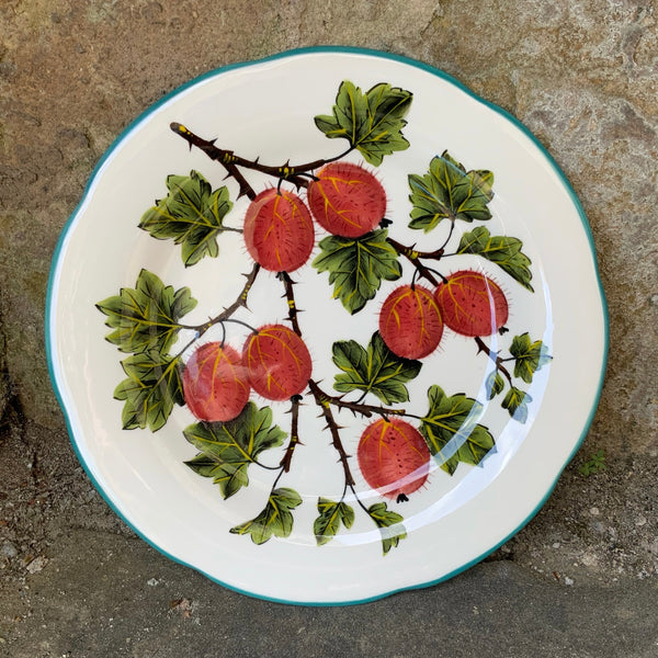 Red Gooseberries Gordon Plate GBC