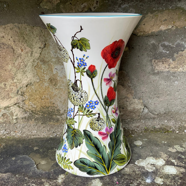 Poppies Meadow Flowers Queen's Vase (Number 2) GBC