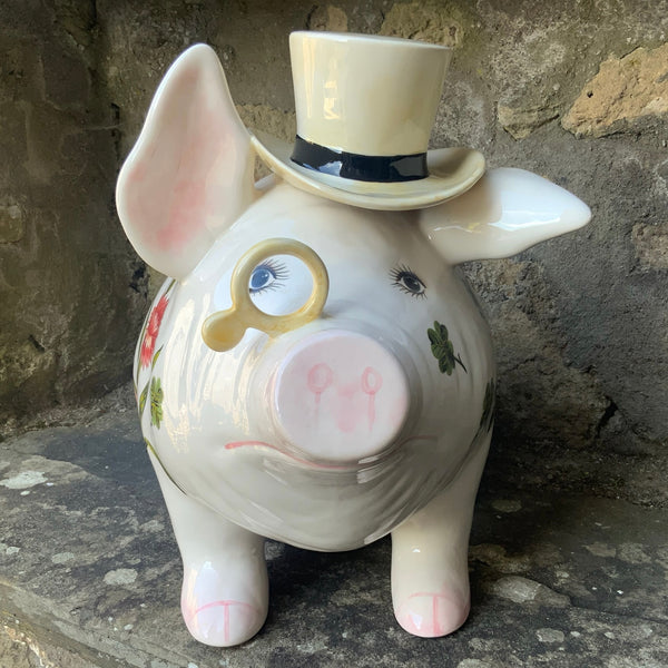 ‘Gambler’ Floral Large Pig