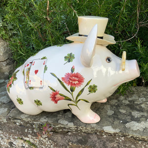 ‘Gambler’ Floral Large Pig