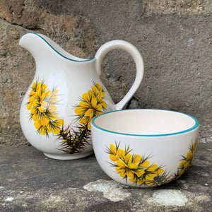 Gorse Small Ewer Jug and Bowl GBC