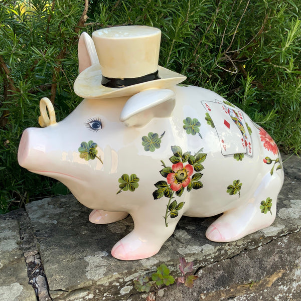 ‘Gambler’ Floral Large Pig