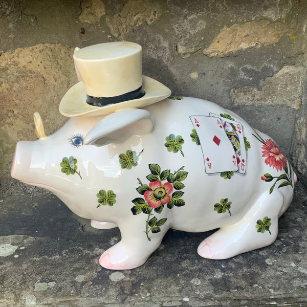 ‘Gambler’ Floral Large Pig