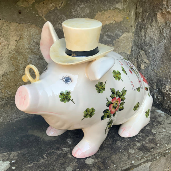 ‘Gambler’ Floral Large Pig