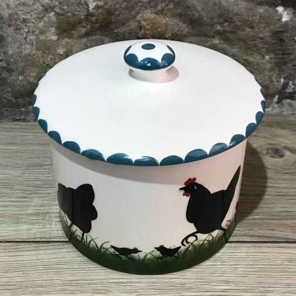 Cockerel Biscuit Barrel